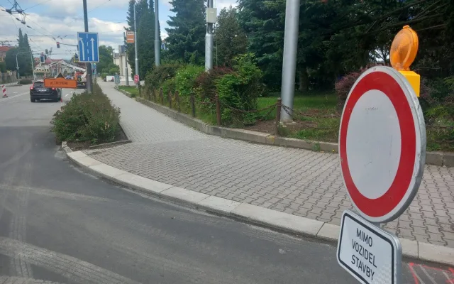 Uzavírka v centru Jihlavy. Tolstého zůstane uzavřená až do konce prázdnin