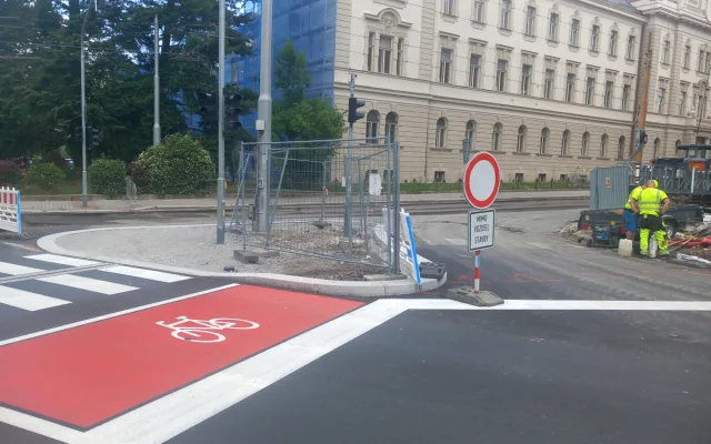 Uzavírka v centru Jihlavy. Tolstého zůstane uzavřená až do konce prázdnin