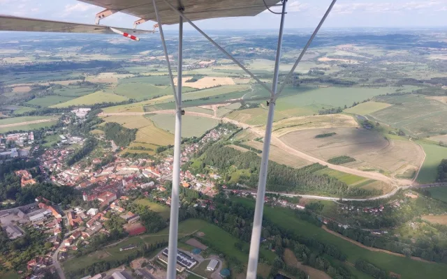 Obchvat Brtnice z výšky. Unikátní snímky ukazují, kudy pojedou kamiony do Dukovan