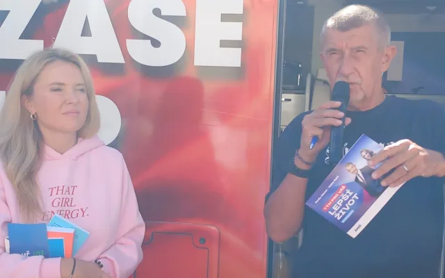 VIDEO: Jsme jediní, kteří víme, o čem mluvíme, prohlásil Andrej Babiš v Třešti