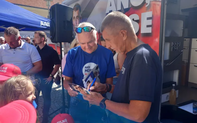 VIDEO: Jsme jediní, kteří víme, o čem mluvíme, prohlásil Andrej Babiš v Třešti