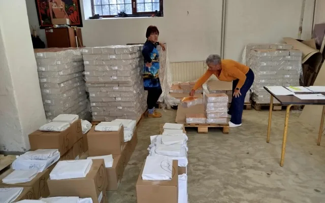 Čtvrteční příprava volebních lístků na jihlavské radnici