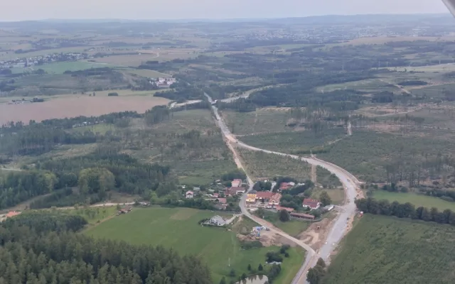 FOTO: Obchvaty zrychlují dopravu a mění krajinu u Brtnice, Rytířska i u Jihlavy