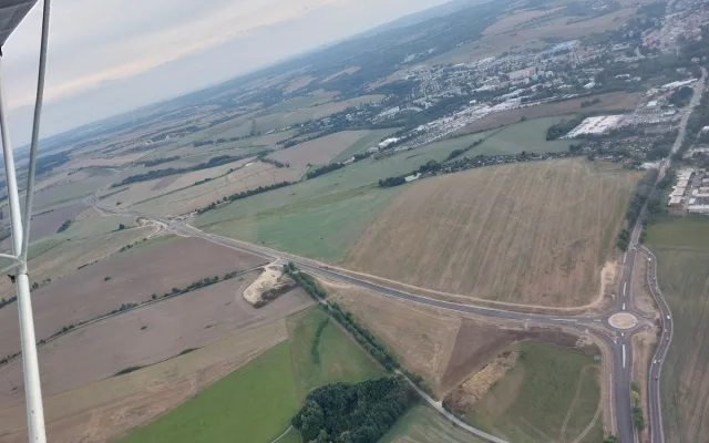 FOTO: Obchvaty zrychlují dopravu a mění krajinu u Brtnice, Rytířska i u Jihlavy