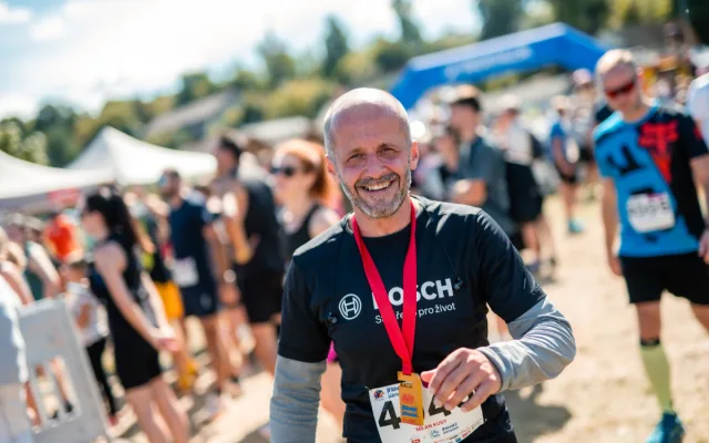 Záběry z průběhu akce Jihlavský půlmaraton 2025 ze dne 7. září 2025. Foto: Bosch