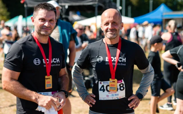 Záběry z průběhu akce Jihlavský půlmaraton 2025 ze dne 7. září 2025. Foto: Bosch
