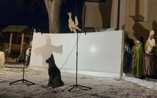 VIDEO: Také v Dolní Cerekvi zahájili advent. Stromek u kostela rozsvítil anděl