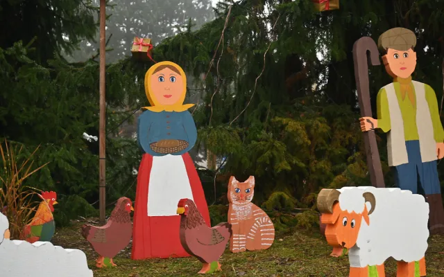 FOTO: Vánoce na jihlavském Paloučku, potěší za světla i po setmění. Podívejte se