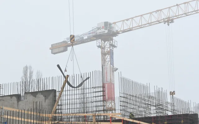 FOTO: Dokončení stavby vysokoškolských kolejí v Jihlavě je posunuté na březen 2027