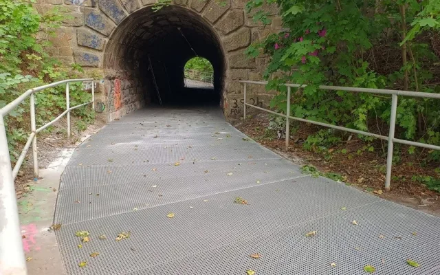 Nová cyklostezka propojuje Bedřichov s nádražím, jezdit se po ní už smí. Foto: Se svolením města Jihlava