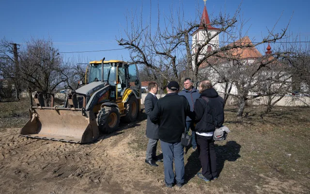 Slavnostní požehnání a otevření nového farního domu sv. Anežky v Myslibořicích. Foto: Lukáš Malotín - Člověk a víra