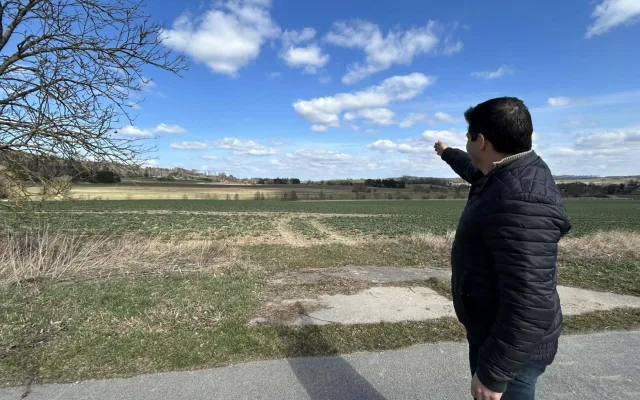MAPA: Dálnice D20 by mohla vést těsně vedle Dolní Cerekve, kolem skladu vyhořelého paliva