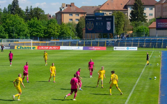 FOTO, VIDEO: Smutné vítězství. FC Vysočina porazila Ústí, může ale přesto spadnout