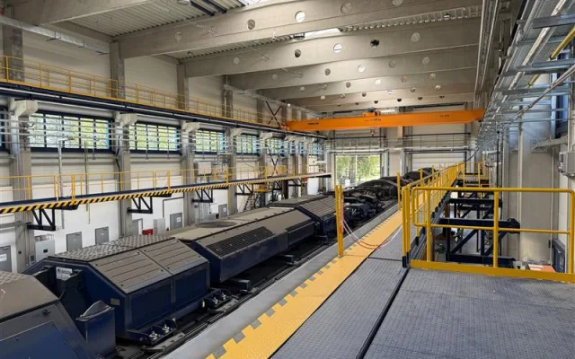 FOTO: V Havlíčkově Brodě je nová opravárenská hala pro vlaky za 235 milionů korun