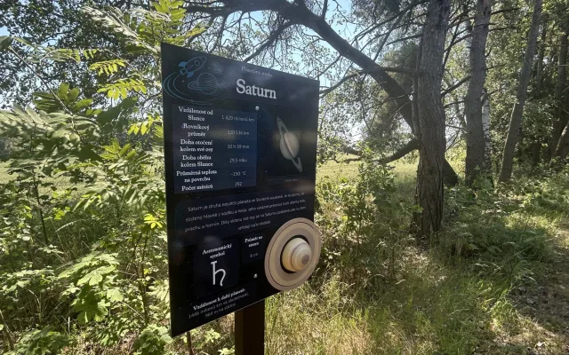 VIDEO: Na rozloučenou. Deváťáci v Dolní Cerekvi vybudovali unikátní Planetární stezku