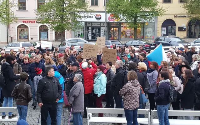 Protest na podporu nezávislosti justice