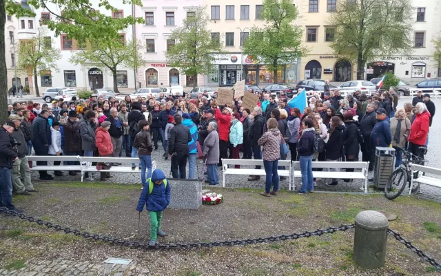 Protest na podporu nezávislosti justice