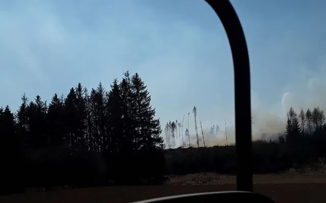 Požáry na Vysočině 6.4.2020