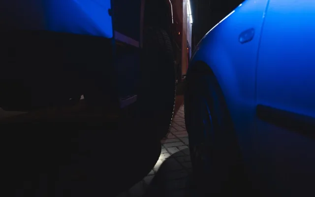 Průjezd hasičských aut ulicemi Třebíče