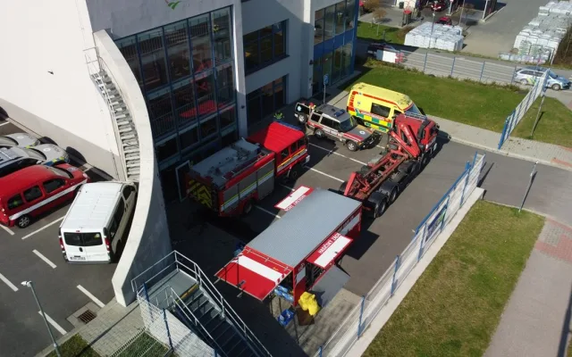 Ebola, taktické cvičení IZS Kraje Vysočina