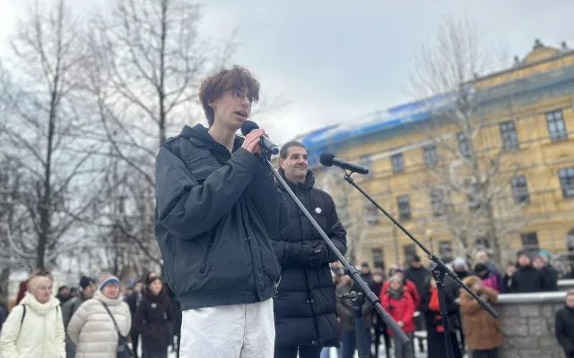 Demonstrace Stojíme za prezidentem v Jihlavě