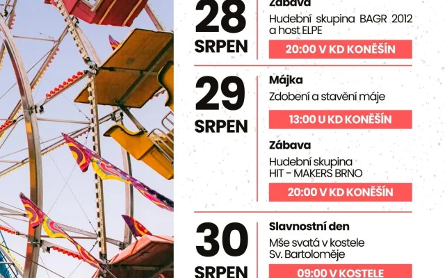 Bartolomějská pouť v Koněšíně