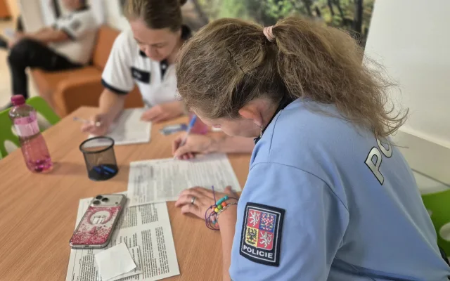 Policejní nováčci darovali krev. Čtrnáct z nich bylo poprvé