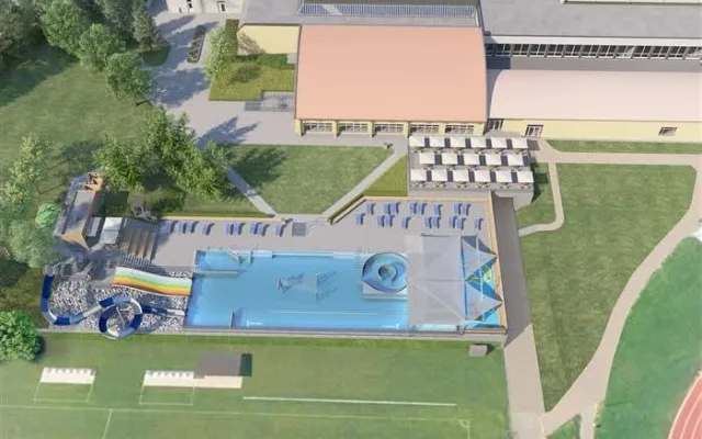 VIZUALIZACE: V Pelhřimově už ví, jak bude vypadat nový venkovní bazén