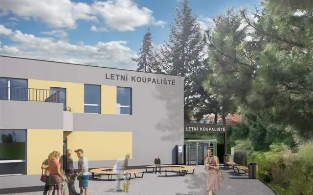 VIZUALIZACE: V Pelhřimově už ví, jak bude vypadat nový venkovní bazén