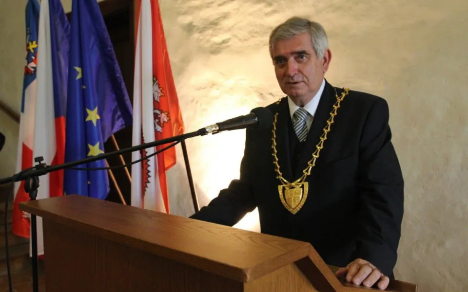 Primátor Jihlavy Rudolf Chloupek.