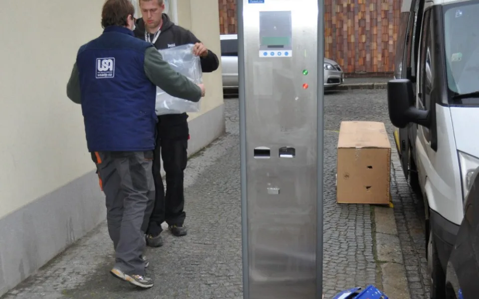 Nové parkovací automaty v centru Pelhřimova