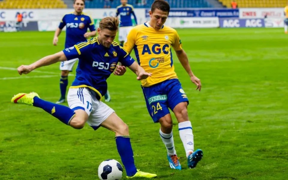 Trenér Vysočiny Hipp před zápasm s Teplicemi doufá, že příbramská facka bude pro hráče motvující