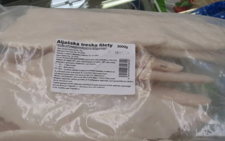 Tříkilové balení tresky z Makra