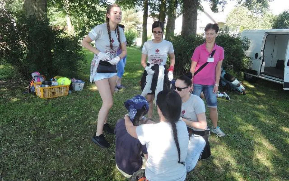Na Humpolecku proběhla mezinárodní soutěž mladých zdravotníků, Jihlavané vybojovali stříbro