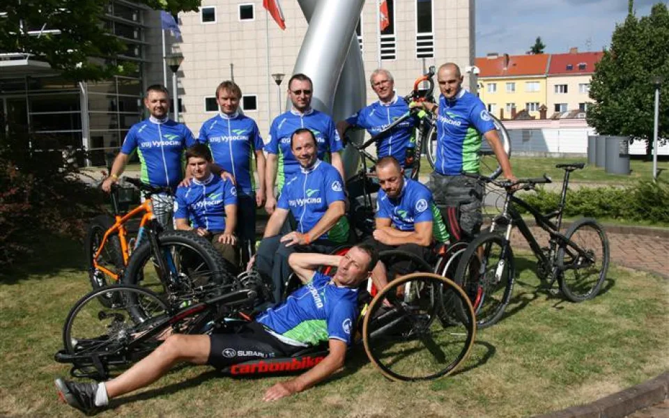 K charitativnímu Handy cyklo maratonu 2016 zítra nastoupí i tým z Vysočiny