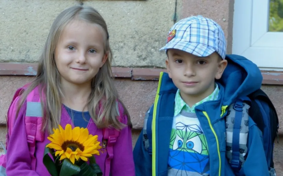 Prvňáčci ze ZŠ Dolní Cerekev