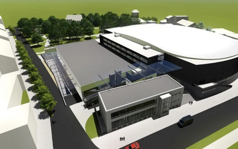 Město Jihlava zveřejnilo studii rekonstrukce Horáckého zimního stadionu pro 5250 diváků