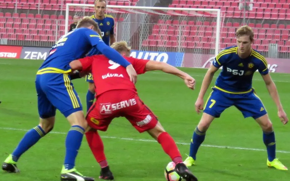 Výsledková mizérie pokračuje. Vysočina Jihlava prohrála v Brně 1:2 a vypadává z domácího poháru