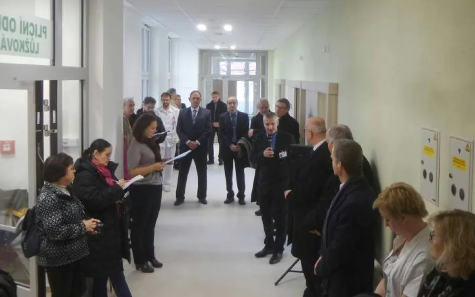 Rekonstruovaný pavilon nemocnice v Havlíčkově Brodě dnes slavnostně zahájil provoz
