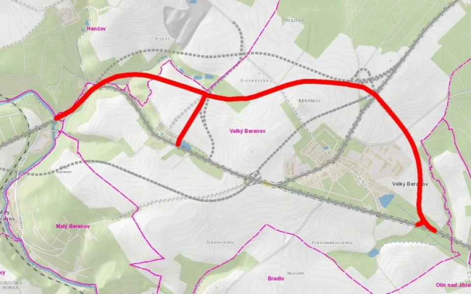 Obchvat Velkého Beranova brzy bude na papíře. Projekt vyjde na více než 4,5 milionů korun