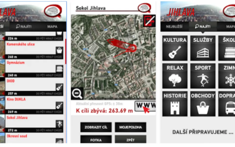 Jihlava nabízí novou mobilní aplikaci. Usnadní procházky po důležitých místech města