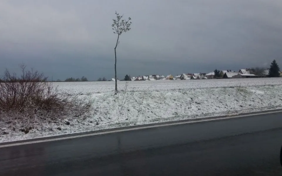 Silnice u Nového Veselí