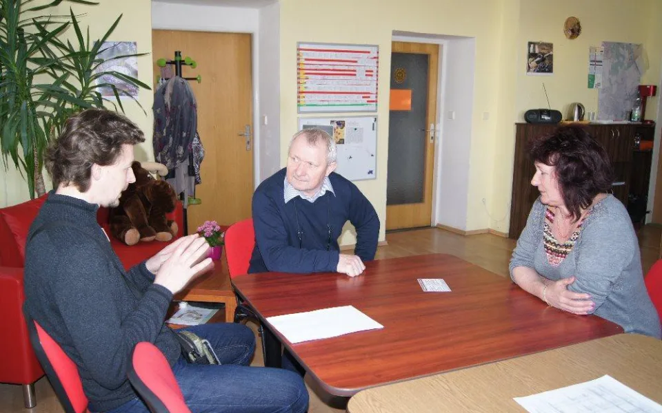 Služby Oblastní charity Jihlava navštívil náměstek primátora Vratislav Výborný
