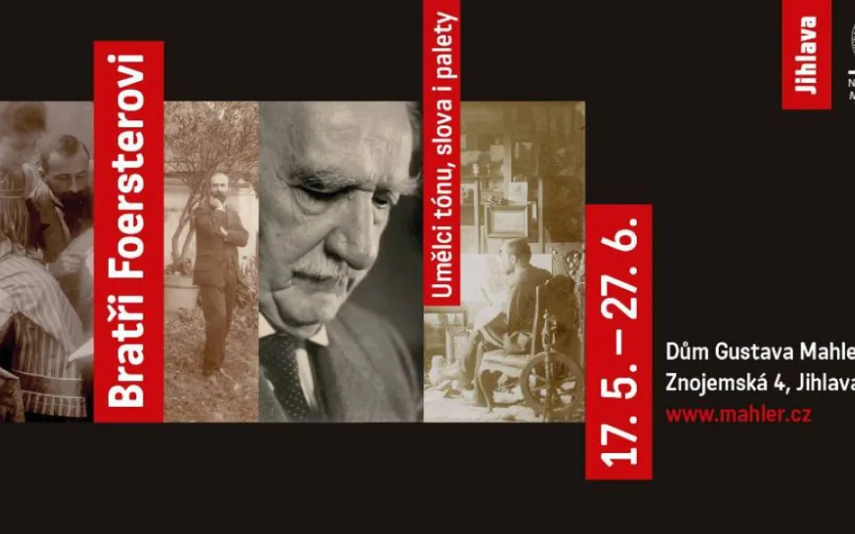 Jihlavská výstava představí výtvarná díla bratrů Foersterových. Doplní ji koncert a čtení z knihy