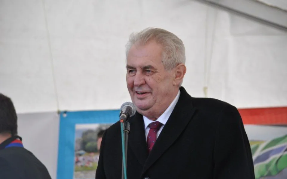 Prezident Miloš Zeman ve středu zahajuje třídenní návštěvu Kraje Vysočina. Nabitý program startuje v Jihlavě