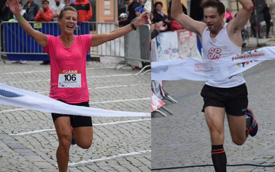 Jakub Exner obhájil vítězství na Jihlavském půlmaratonu, mezi ženami dominovala Olga Krčálová