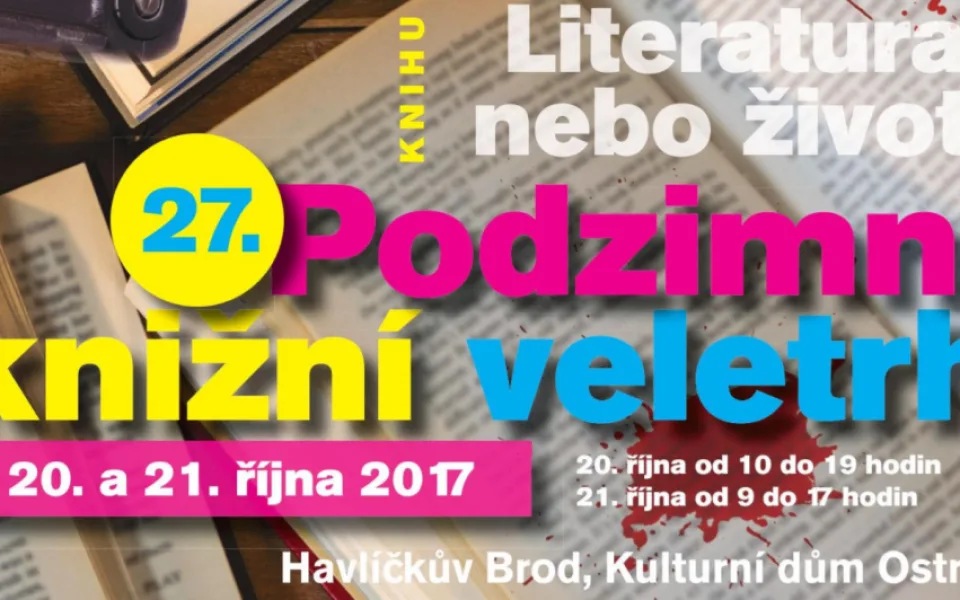 Na letošní ročník knižního veletrh do Havlíčkova Brodu míří rekordních 179 nakladatelů