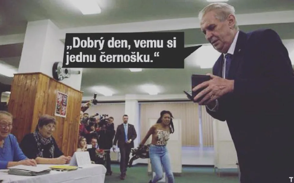 Zeman a aktivistka. To nejlepší z řádění internetových vtipálků