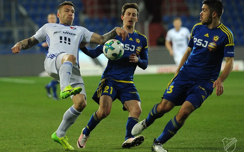 Fotbalisté bez bodu. Vysočina padla na půdě posledního Baníku Ostrava 3:1