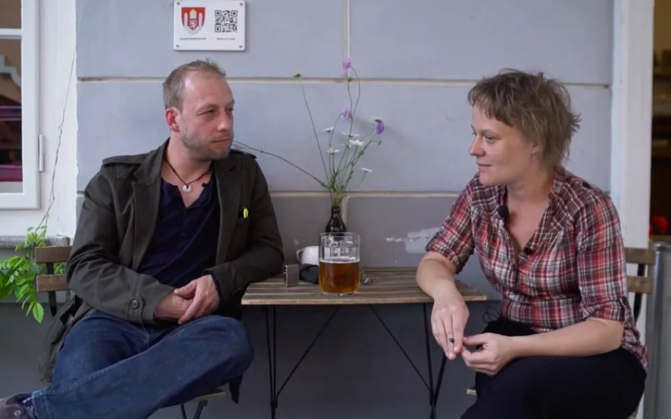 Ondřej Hellebrant a Saša Uhlová